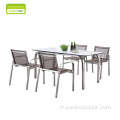 Ensemble de table de table de table Teslin haut de table HPL